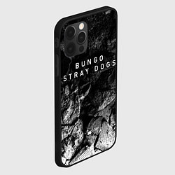 Чехол для iPhone 12 Pro Bungo Stray Dogs black graphite, цвет: 3D-черный — фото 2