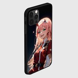 Чехол для iPhone 12 Pro Милый во франксе - zero two, цвет: 3D-черный — фото 2