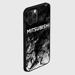 Чехол для iPhone 12 Pro Mitsubishi black graphite, цвет: 3D-черный — фото 2
