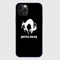 Чехол для iPhone 12 Pro Metal gear logo, цвет: 3D-черный