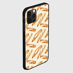 Чехол для iPhone 12 Pro The baguette pattern, цвет: 3D-черный — фото 2