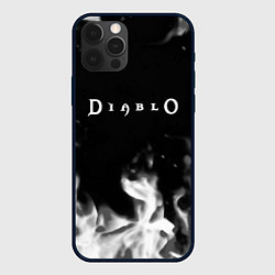 Чехол для iPhone 12 Pro Diablo fire black, цвет: 3D-черный