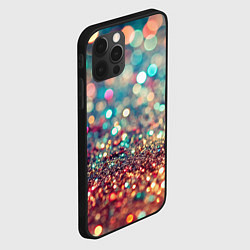 Чехол для iPhone 12 Pro Блестяшки боке, цвет: 3D-черный — фото 2