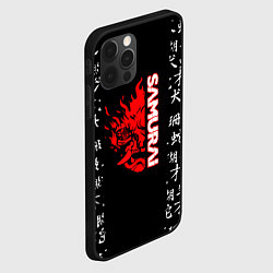 Чехол для iPhone 12 Pro Samurai japan steel, цвет: 3D-черный — фото 2
