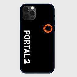 Чехол для iPhone 12 Pro Portal logo brend, цвет: 3D-черный