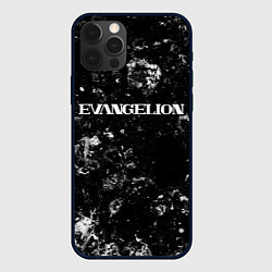 Чехол для iPhone 12 Pro Evangelion black ice, цвет: 3D-черный