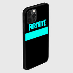 Чехол для iPhone 12 Pro Fortnite line, цвет: 3D-черный — фото 2