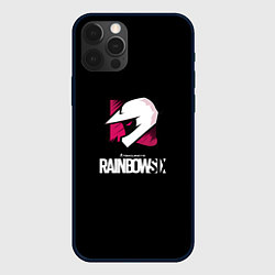 Чехол для iPhone 12 Pro Rainbow six шутер гейм стиль, цвет: 3D-черный