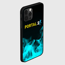 Чехол для iPhone 12 Pro Portal fire blue, цвет: 3D-черный — фото 2