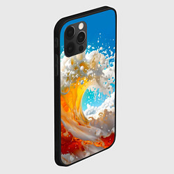 Чехол для iPhone 12 Pro Море пива - большая волна, цвет: 3D-черный — фото 2