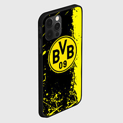 Чехол для iPhone 12 Pro Borussia fc краски, цвет: 3D-черный — фото 2