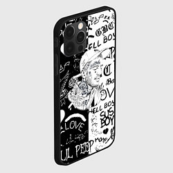 Чехол для iPhone 12 Pro Lii Peep pattern rap, цвет: 3D-черный — фото 2