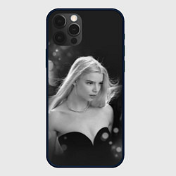 Чехол для iPhone 12 Pro Actress - Anya Taylor - Joy, цвет: 3D-черный