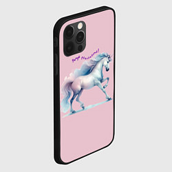 Чехол для iPhone 12 Pro Чаруй реальность на розовом, цвет: 3D-черный — фото 2