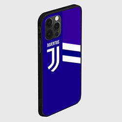 Чехол для iPhone 12 Pro Juventus sport geometry line, цвет: 3D-черный — фото 2