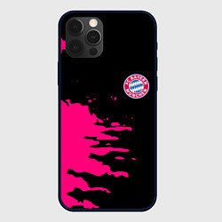Чехол для iPhone 12 Pro Бавария Мюнхен краски, цвет: 3D-черный