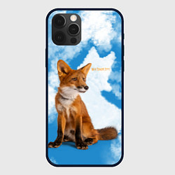 Чехол для iPhone 12 Pro Лисёнок - Мой дикий друг, цвет: 3D-черный