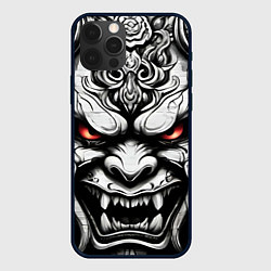 Чехол для iPhone 12 Pro Японский демон - Они - big picture, цвет: 3D-черный