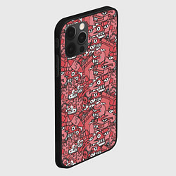 Чехол для iPhone 12 Pro Ацтеки и звери, цвет: 3D-черный — фото 2
