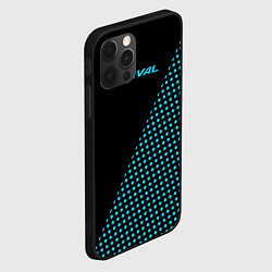 Чехол для iPhone 12 Pro Haval чёрно-голубой, цвет: 3D-черный — фото 2