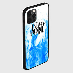 Чехол для iPhone 12 Pro Dead by april fire blue, цвет: 3D-черный — фото 2