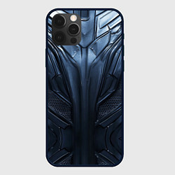 Чехол для iPhone 12 Pro Металлический карбон, цвет: 3D-черный