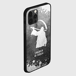 Чехол для iPhone 12 Pro Children of Bodom - grey gradient, цвет: 3D-черный — фото 2