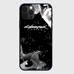 Чехол для iPhone 12 Pro Cyberpunk 2077 smoke, цвет: 3D-черный