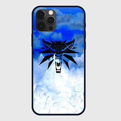 Чехол для iPhone 12 Pro The Witcher logo winter, цвет: 3D-черный