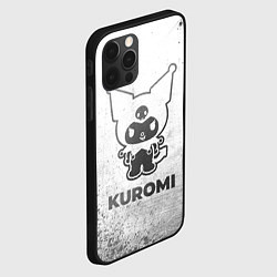 Чехол для iPhone 12 Pro Kuromi - white gradient, цвет: 3D-черный — фото 2