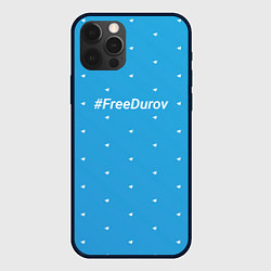 Чехол для iPhone 12 Pro Freedurov паттерн из самолётиков, цвет: 3D-черный