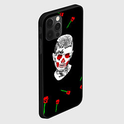 Чехол для iPhone 12 Pro Lil peep rap band rose, цвет: 3D-черный — фото 2