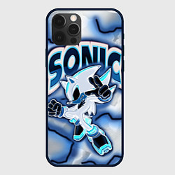 Чехол для iPhone 12 Pro Sonic boom, цвет: 3D-черный