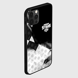 Чехол для iPhone 12 Pro Brawl stars pattern black, цвет: 3D-черный — фото 2