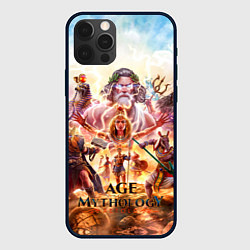 Чехол для iPhone 12 Pro Age of mythology персонажи, цвет: 3D-черный