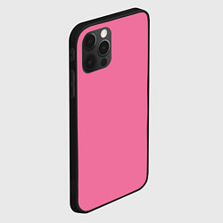 Чехол для iPhone 12 Pro Эмоция стыда - розовый, цвет: 3D-черный — фото 2