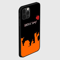 Чехол для iPhone 12 Pro Green day rock, цвет: 3D-черный — фото 2