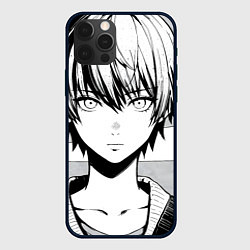 Чехол для iPhone 12 Pro A boy manga, цвет: 3D-черный