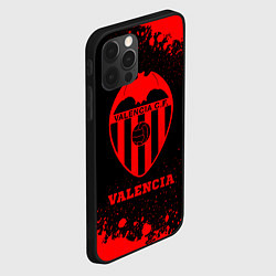 Чехол для iPhone 12 Pro Valencia - red gradient, цвет: 3D-черный — фото 2