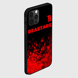 Чехол для iPhone 12 Pro Beastars - red gradient посередине, цвет: 3D-черный — фото 2