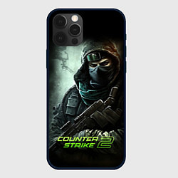 Чехол для iPhone 12 Pro Counter strike 2 спецназ, цвет: 3D-черный