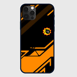 Чехол для iPhone 12 Pro Serious Sam geometry, цвет: 3D-черный