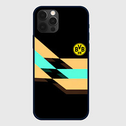 Чехол для iPhone 12 Pro Borussia sport line, цвет: 3D-черный