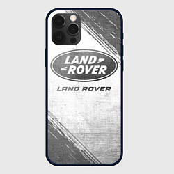 Чехол для iPhone 12 Pro Land Rover - white gradient, цвет: 3D-черный