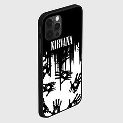 Чехол для iPhone 12 Pro Nirvana rok hand, цвет: 3D-черный — фото 2