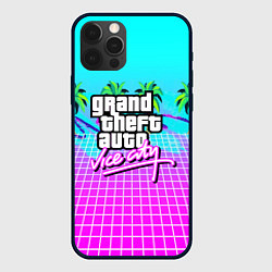 Чехол для iPhone 12 Pro Vice city tropic collection, цвет: 3D-черный