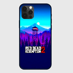 Чехол для iPhone 12 Pro Red Dead Redemption rockstar, цвет: 3D-черный