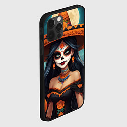 Чехол для iPhone 12 Pro Страшилки ведьмочка, цвет: 3D-черный — фото 2
