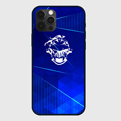 Чехол для iPhone 12 Pro Goblin Slayer blue poly, цвет: 3D-черный