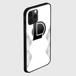 Чехол для iPhone 12 Pro League of Legends white poly, цвет: 3D-черный — фото 2